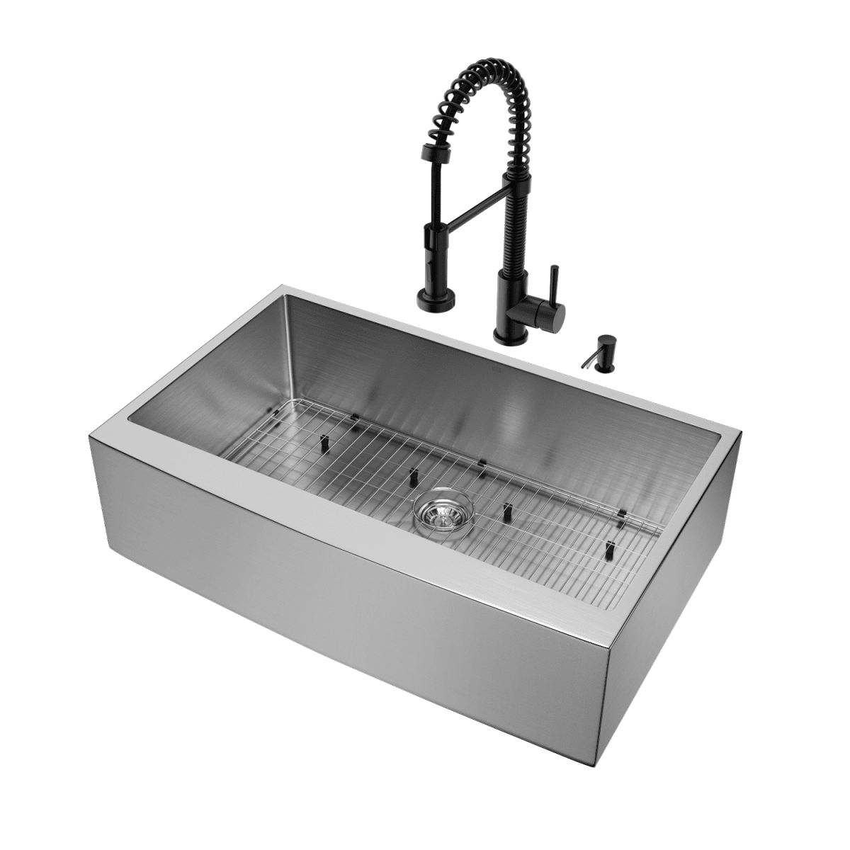 Vigo Vg15387 Stainless Steel 36 Single Basin Undermount Kitchen