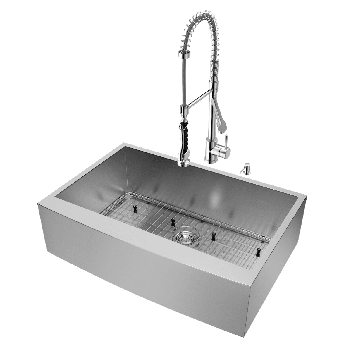 Vigo Vg15709 Stainless Steel Chrome 33 Single Basin Undermount