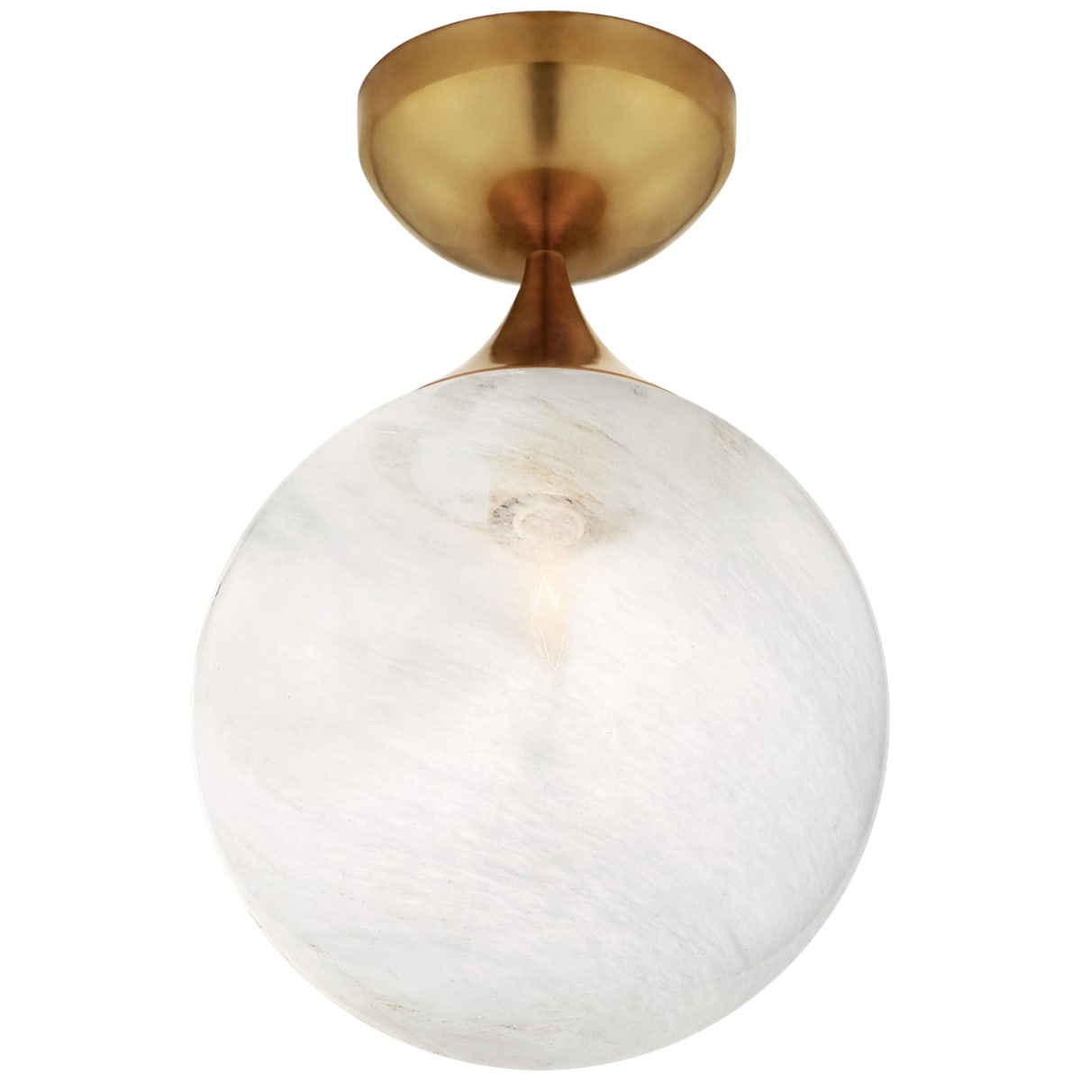 Cristol small single flush mount top