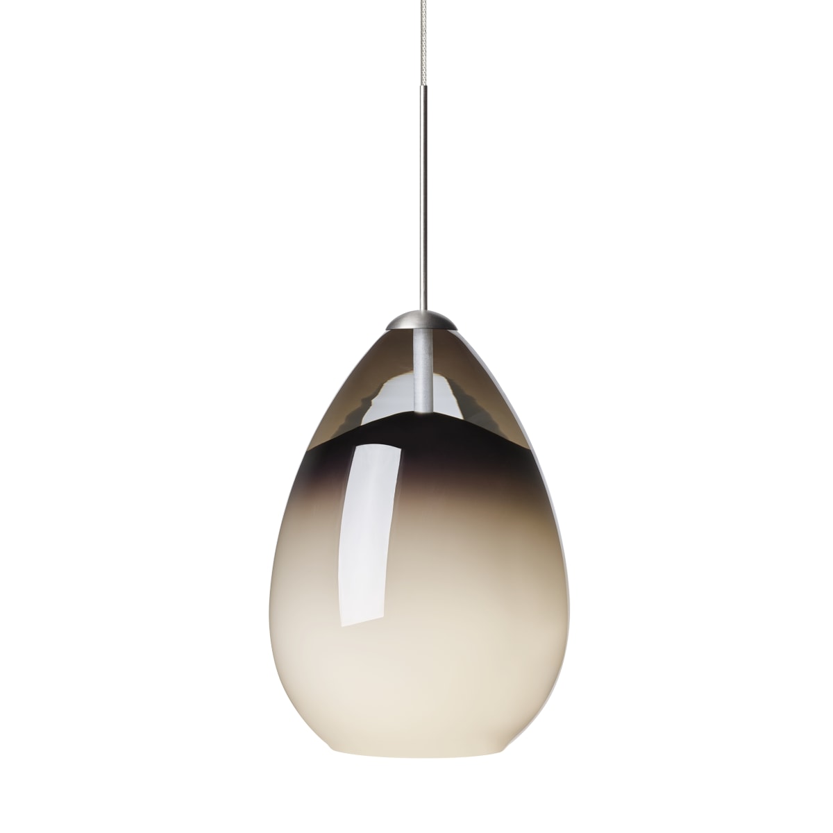Smoked glass teardrop pendant light 2025