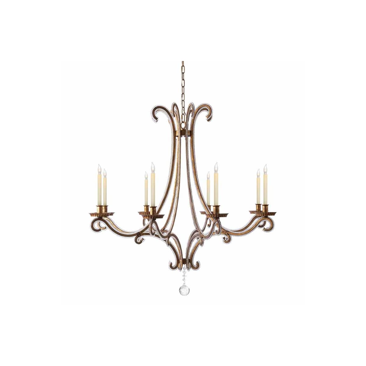 Visual Comfort Chc 1551gi Cg Gilded Iron Oslo 43 Candle Style