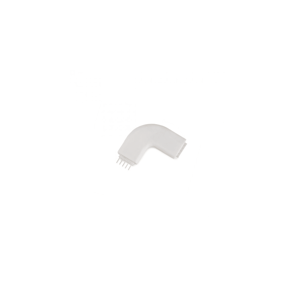 WAC Lighting LED-TC-L-WT L-Connector for InvisiLED 24V Tape Light in White,