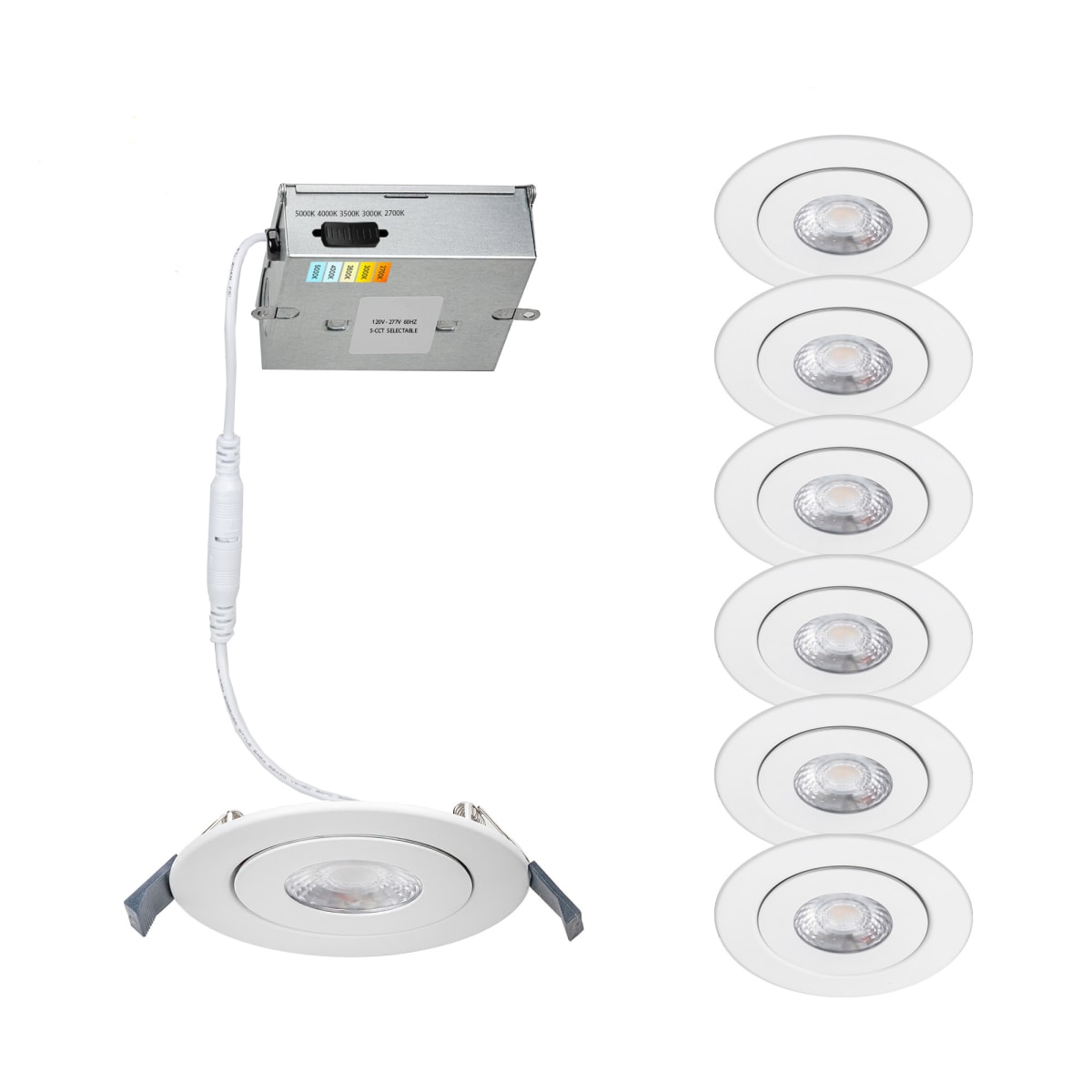 6 gimbal discount wafer light