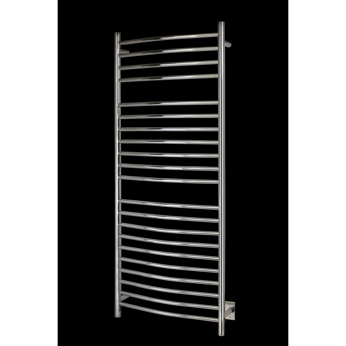 WarmlyYours TWS3 VID21PH Polished Vida 23 5 8 W x 59 H Electric Hardwired Stainless Steel Towel Warmer Faucet