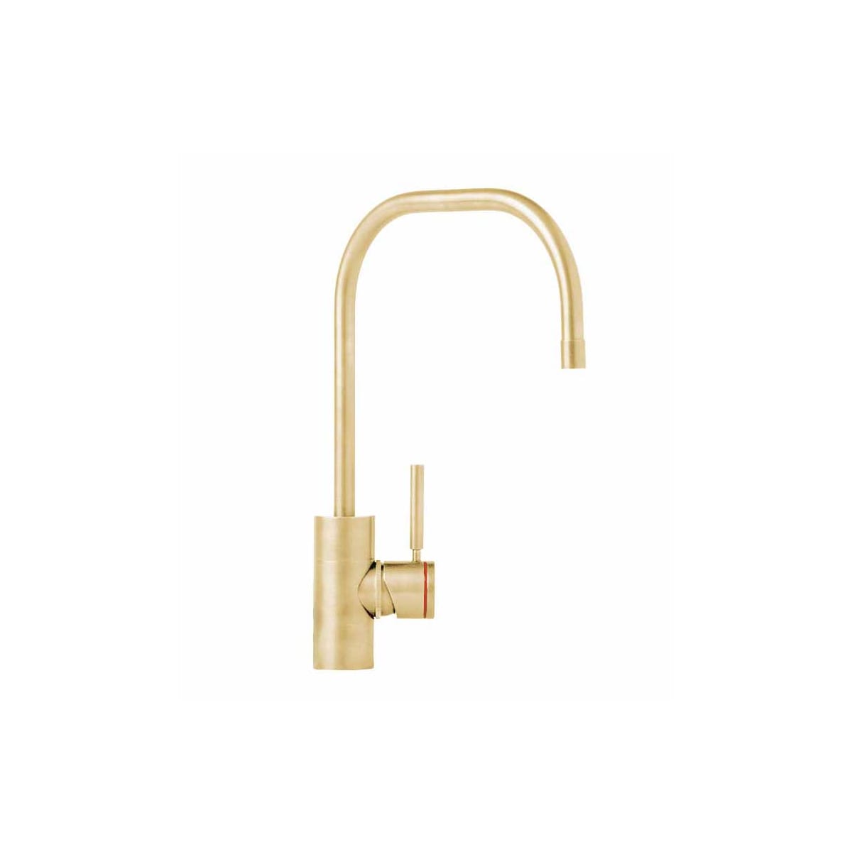 Waterstone 3825-PB Polished Brass Fulton 1.75 GPM Single Hole Kitchen Faucet  with Lever Handle