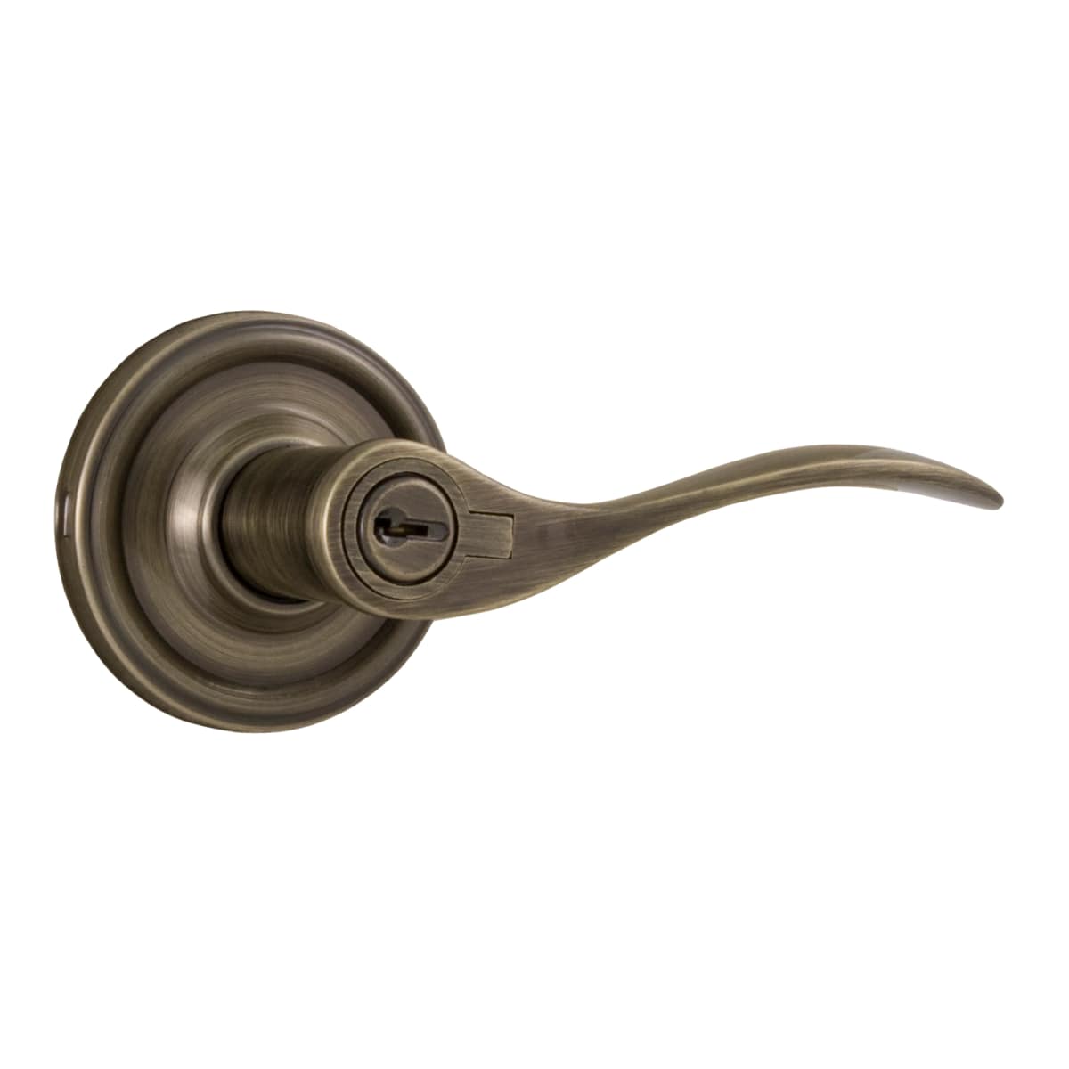 Weslock R0640u1u1sl23 Oil Rubbed Bronze Bordeau Right Handed Keyed Entry Door Lever Set With Round Rose From The Traditionale Collection Pullsdirect Com