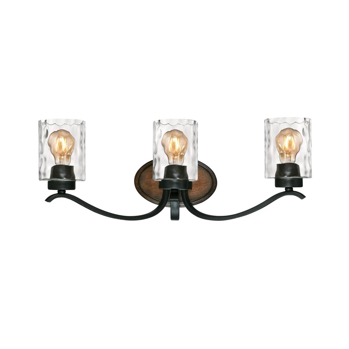 Westinghouse 6331700 Textured Iron Barnwood Barnwell 3 Light 23