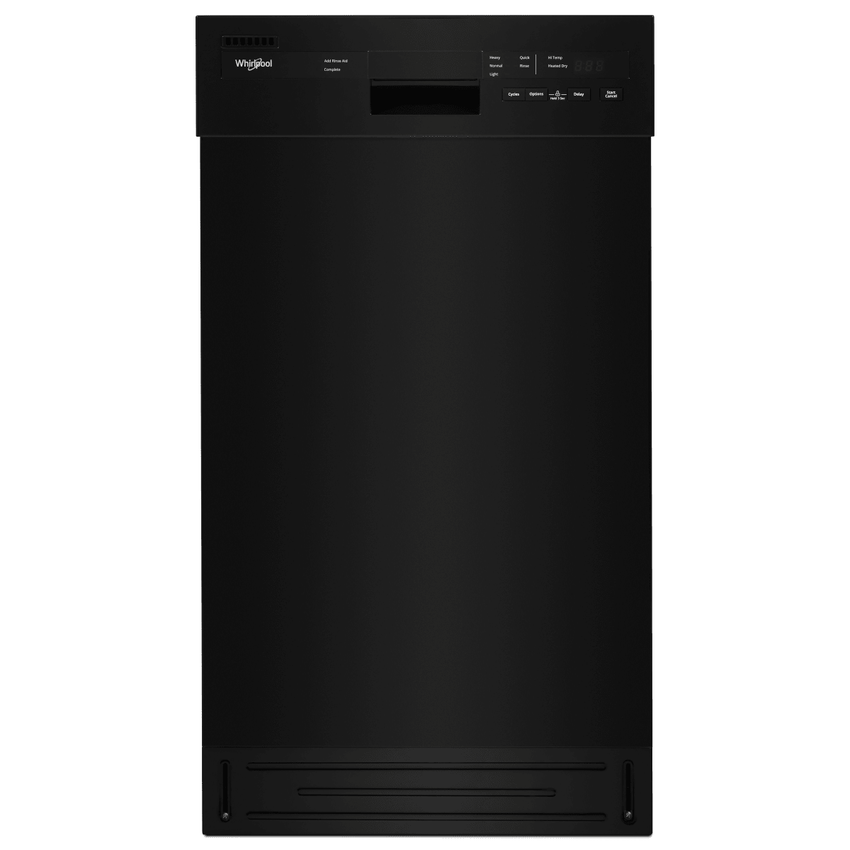 Whirlpool 18 Inch Wide 8 Place Setting Energy Star Rated Built-In Fully Integrated Dishwasher