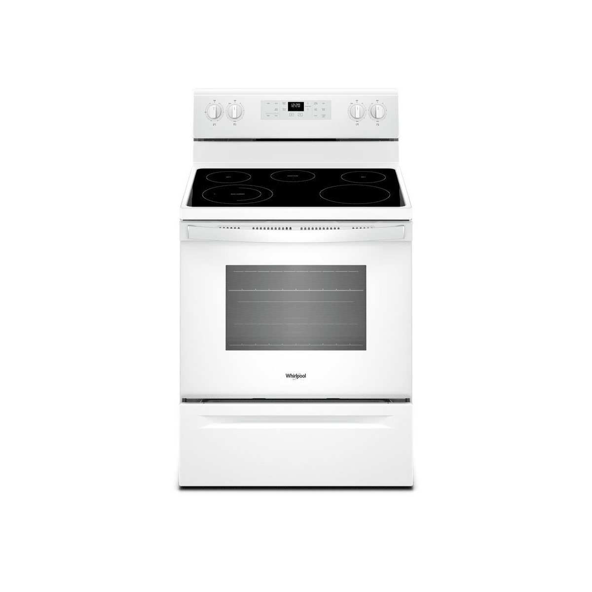 Whirlpool Wfe505w0hw White 30 Inch Wide 5 3 Cu Ft Freestanding