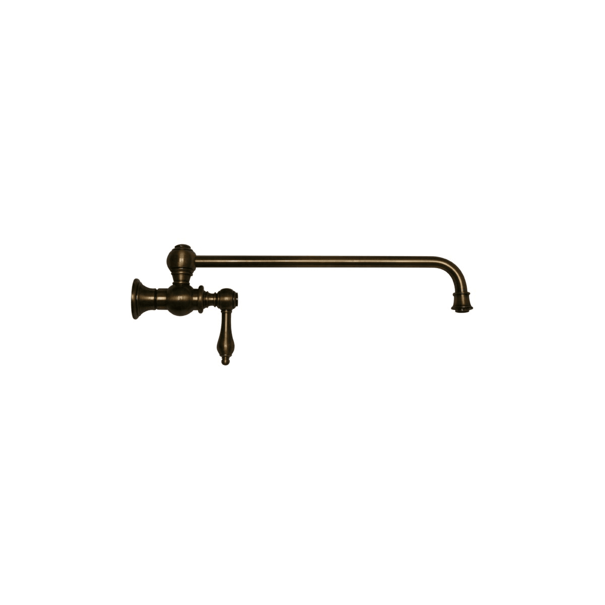 Antique Brass Whitehaus Collection WHKPFSCR3-9000-AB Wall Mount Pot Filler