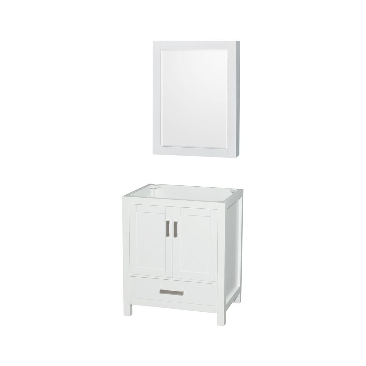 Wyndham Collection Wcs141430swhcxsxxmed White Sheffield 30