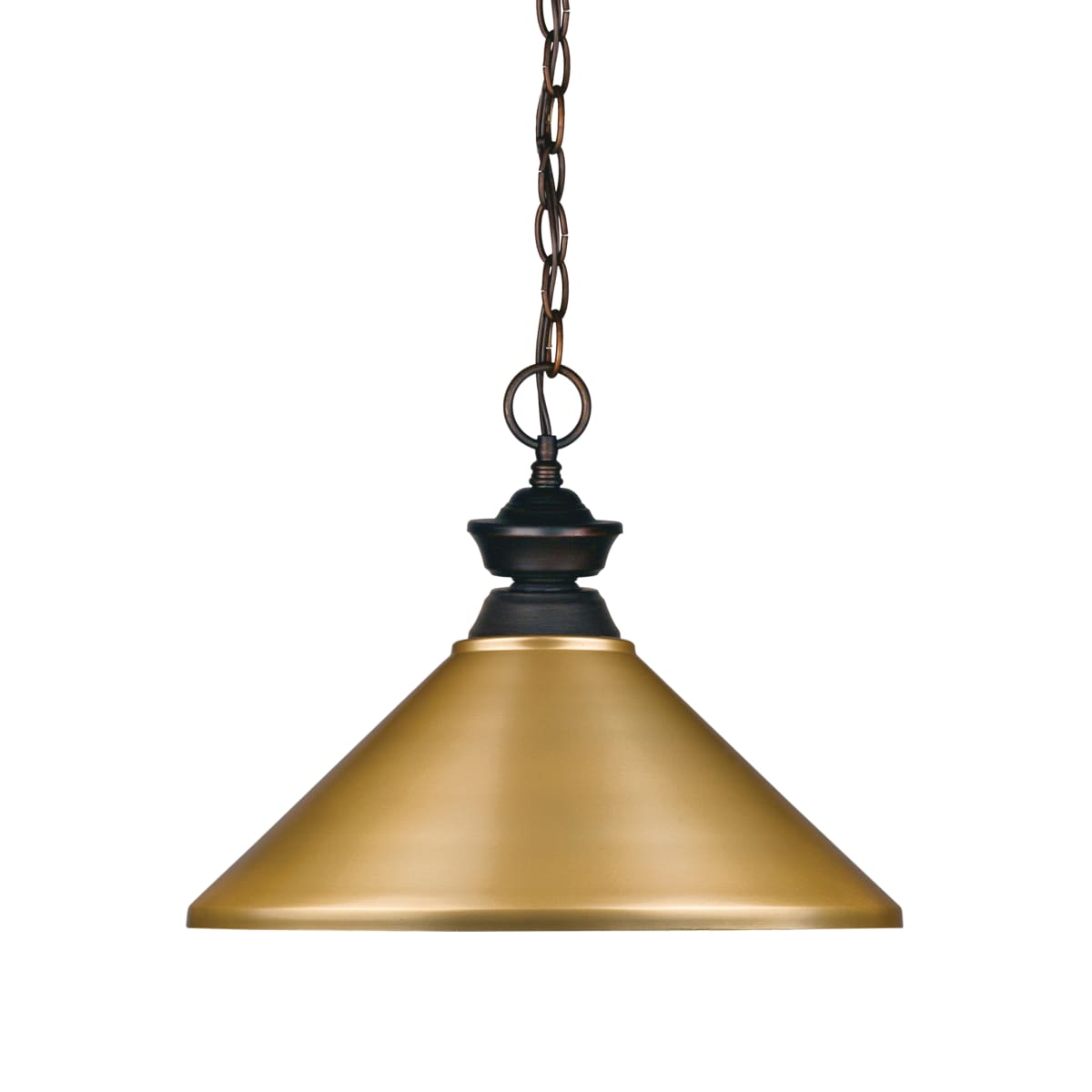 Z-Lite 100701BN-MSG Brushed Nickel Pendant Lights Single Light 14
