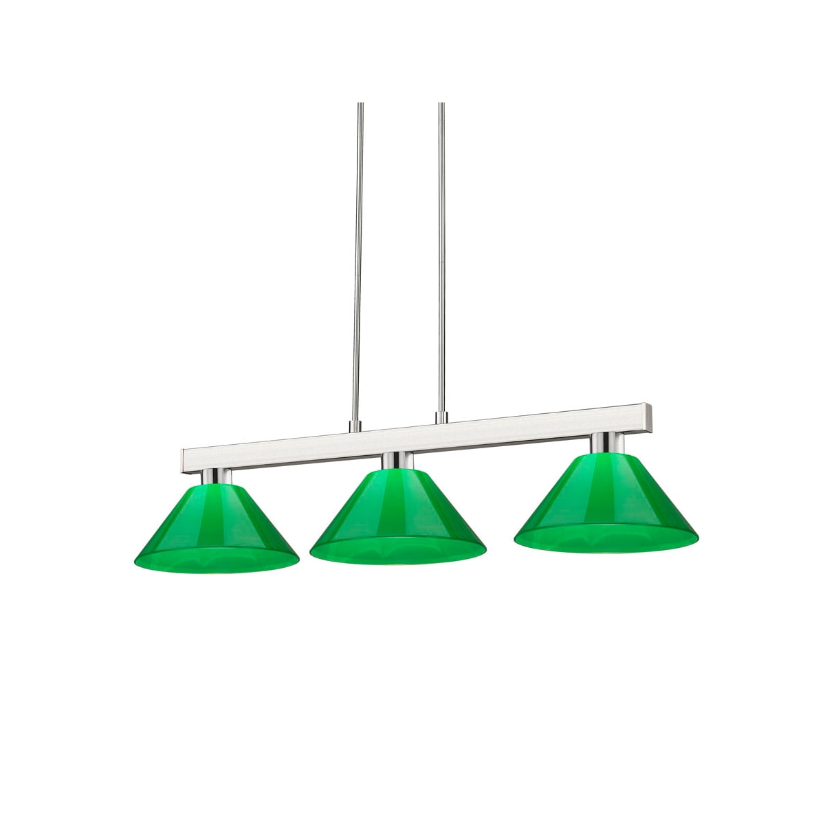 Z-Lite 152BN-PGR Brushed Nickel Cobalt 3 Light 46