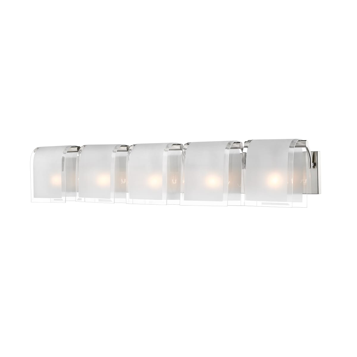 Z-Lite 169-5V-BN Brushed Nickel Zephyr 5 Light Vanity Light