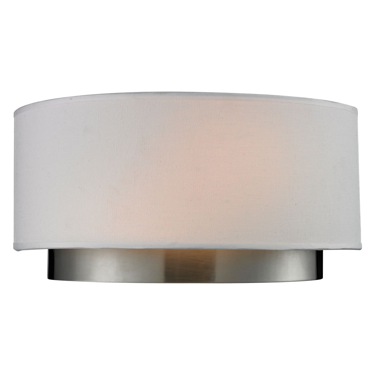 Z-Lite 186-2S Chrome Jade 2 Light Wall Sconce with Off White