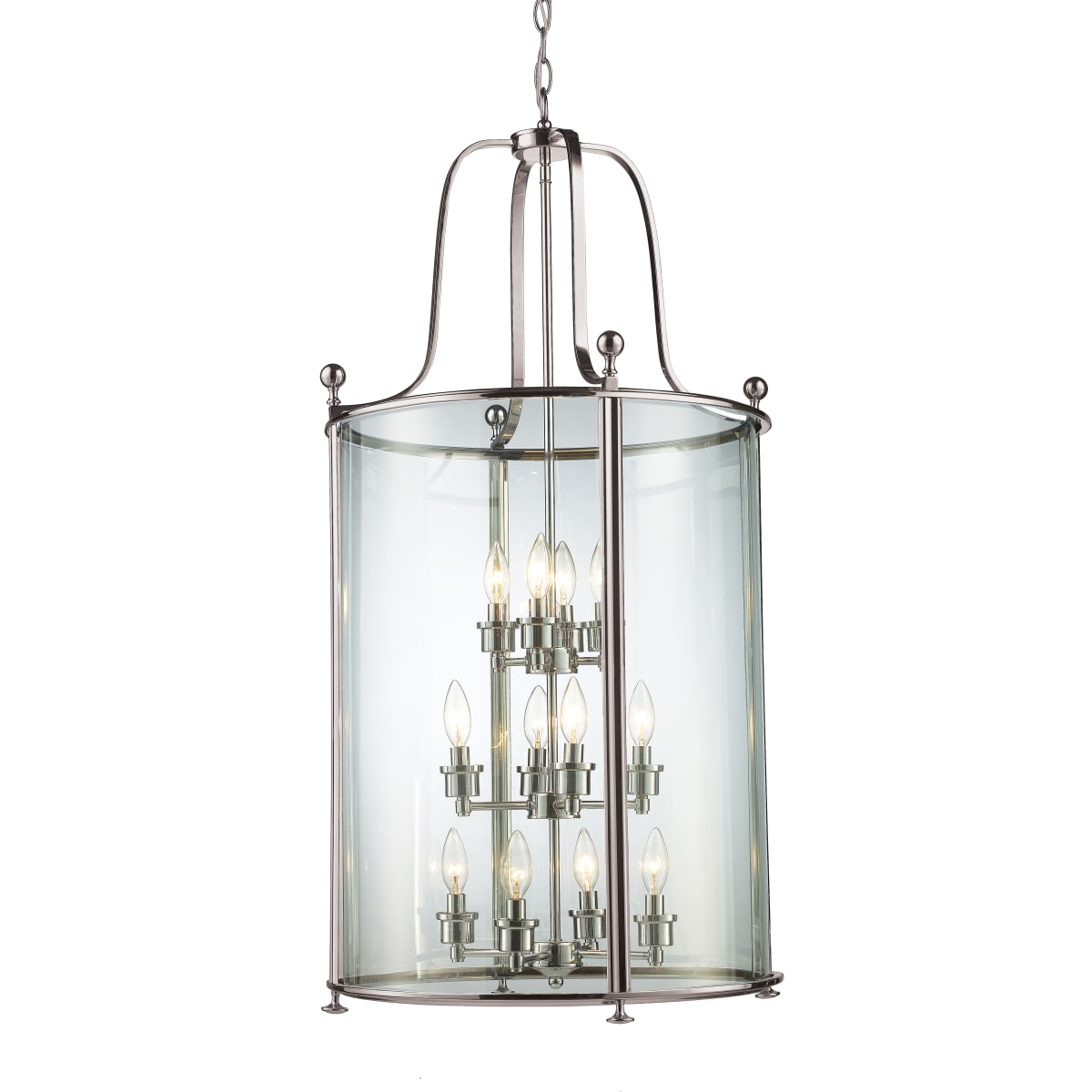 Z-Lite 191-12 Brushed Nickel Wyndham 12 Light Full Sized