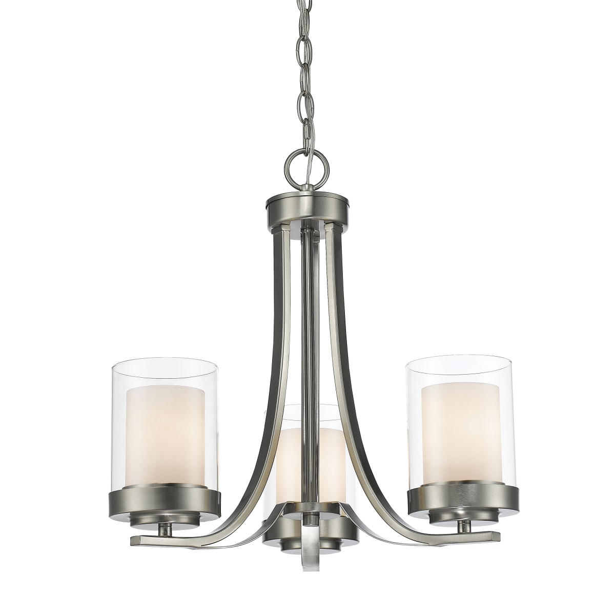 Z-Lite 426-3C-BN Brushed Nickel Willow 3 Light 16
