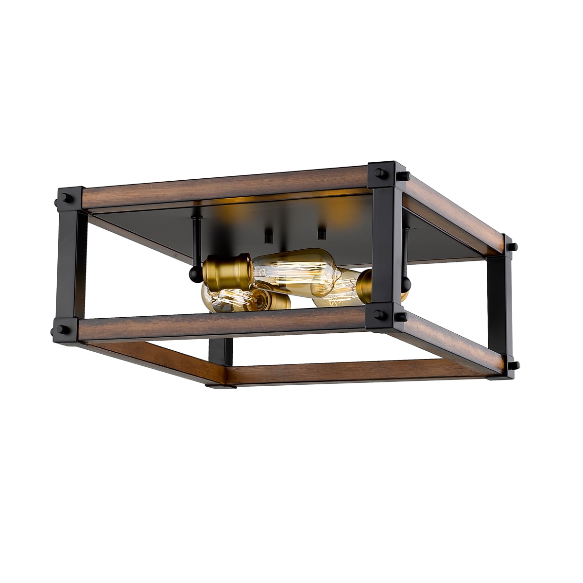 Z-Lite 472F3S-RM Rustic Mahogany Kirkland 3 Light 16