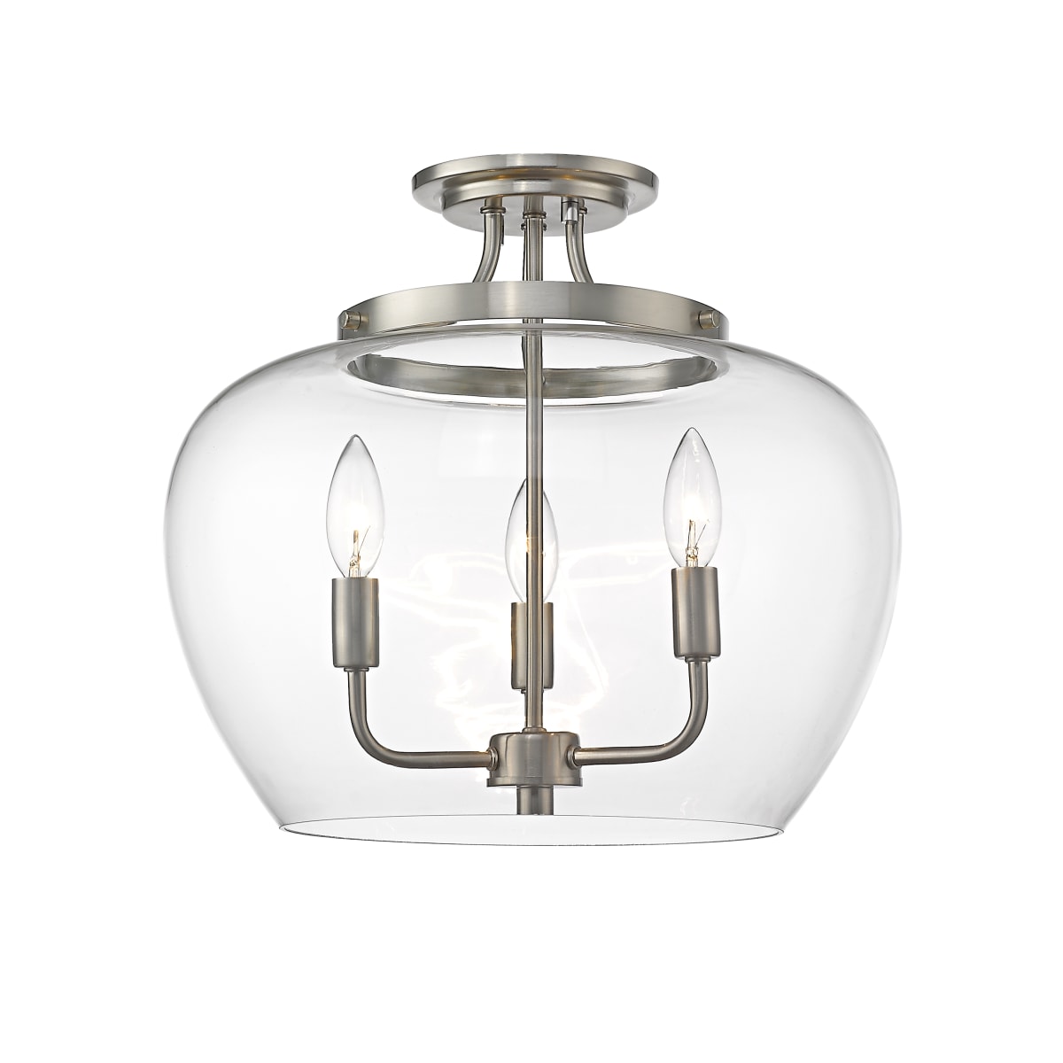 Z-Lite 473SF-BN Brushed Nickel Joliet 3 Light 16