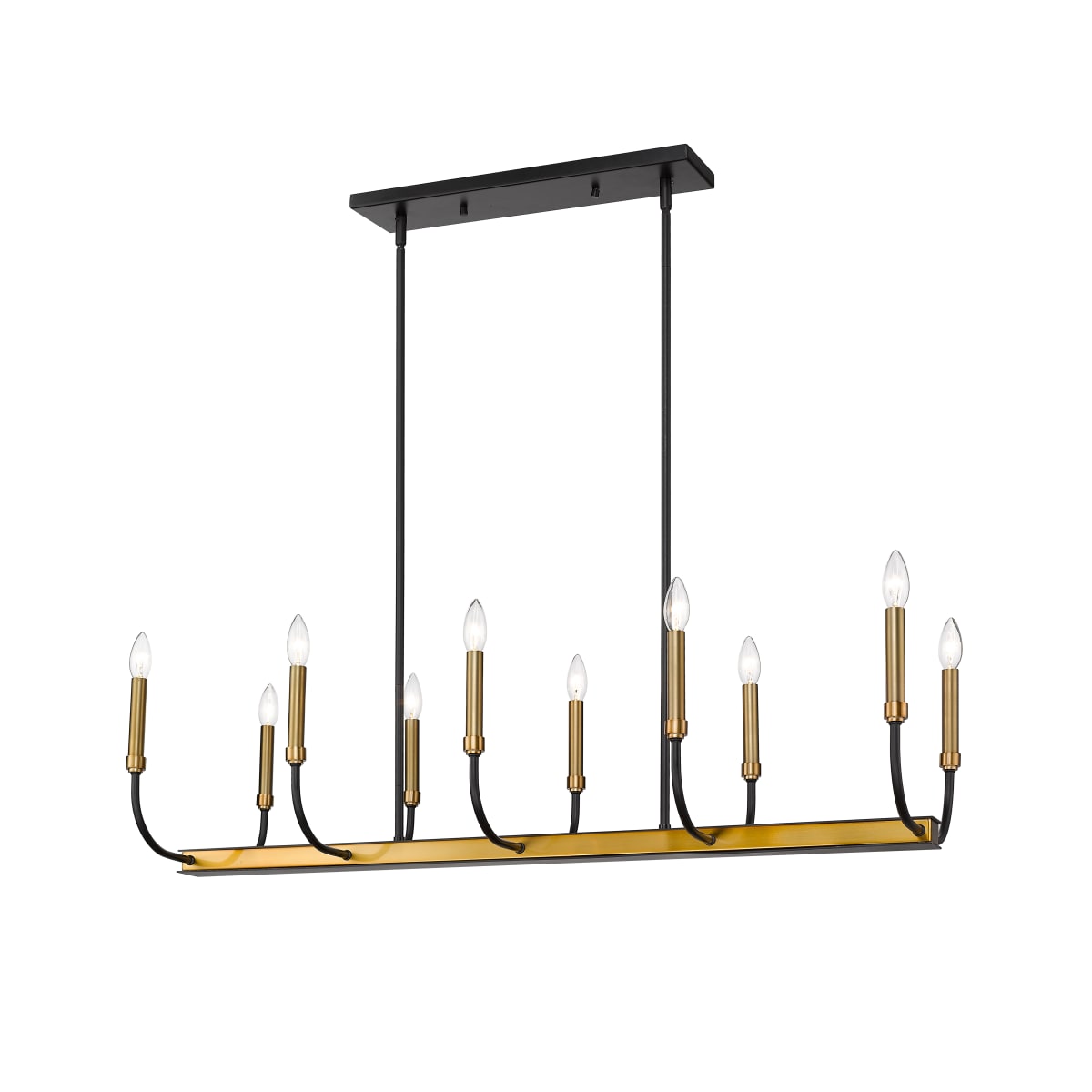 Various – Libera Nos Z-Lite 479-10L-MB-OBR Matte Black / Olde Brass Haylie 10