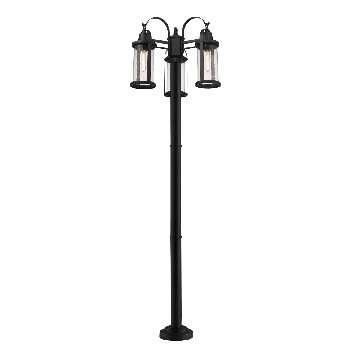 Z-Lite 569MP3-567P-BK Black Roundhouse 3 Light 94