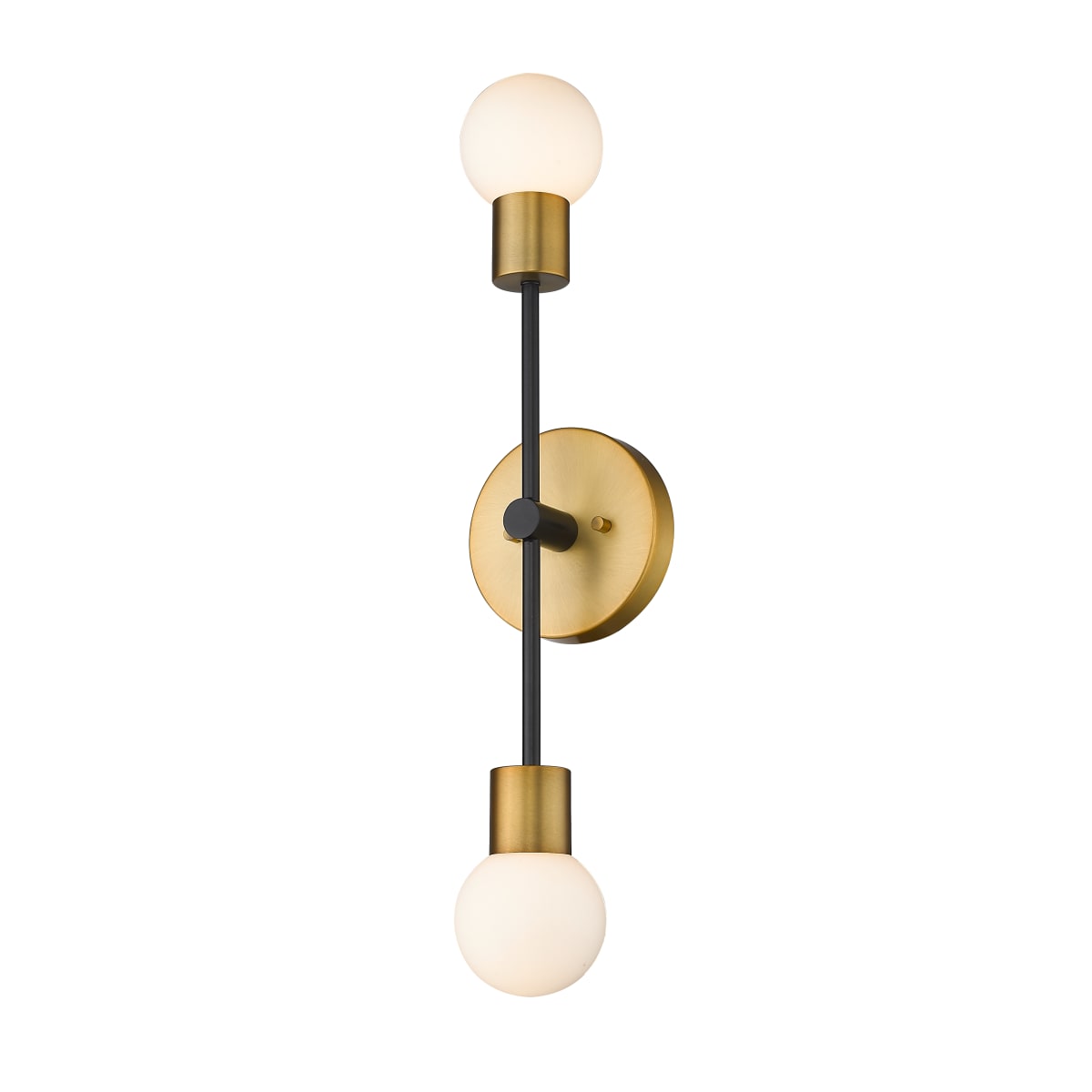 【2024年最新】大人気ブランドの人気アイテム  Z-Lite 621-2S-MB-FB Matte Black / Foundry Brass Neutra 2 テーブル・チェア・ハンモック