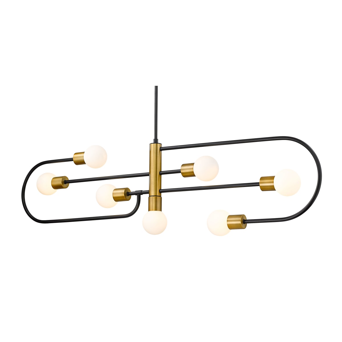 低価格の 621-7MB-FB Z-Lite Matte Light 7 Neutra Brass Foundry / Black バーベキュー・調理用品