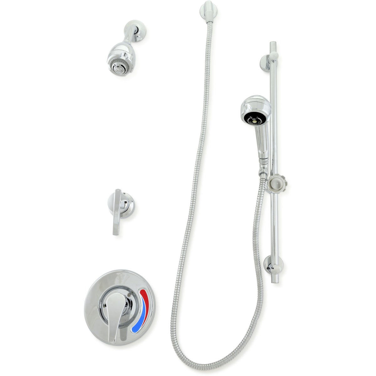 Zurn Z7301-SS-MT-DV-2P-HW Chrome Temp-Gard Pressure Balanced