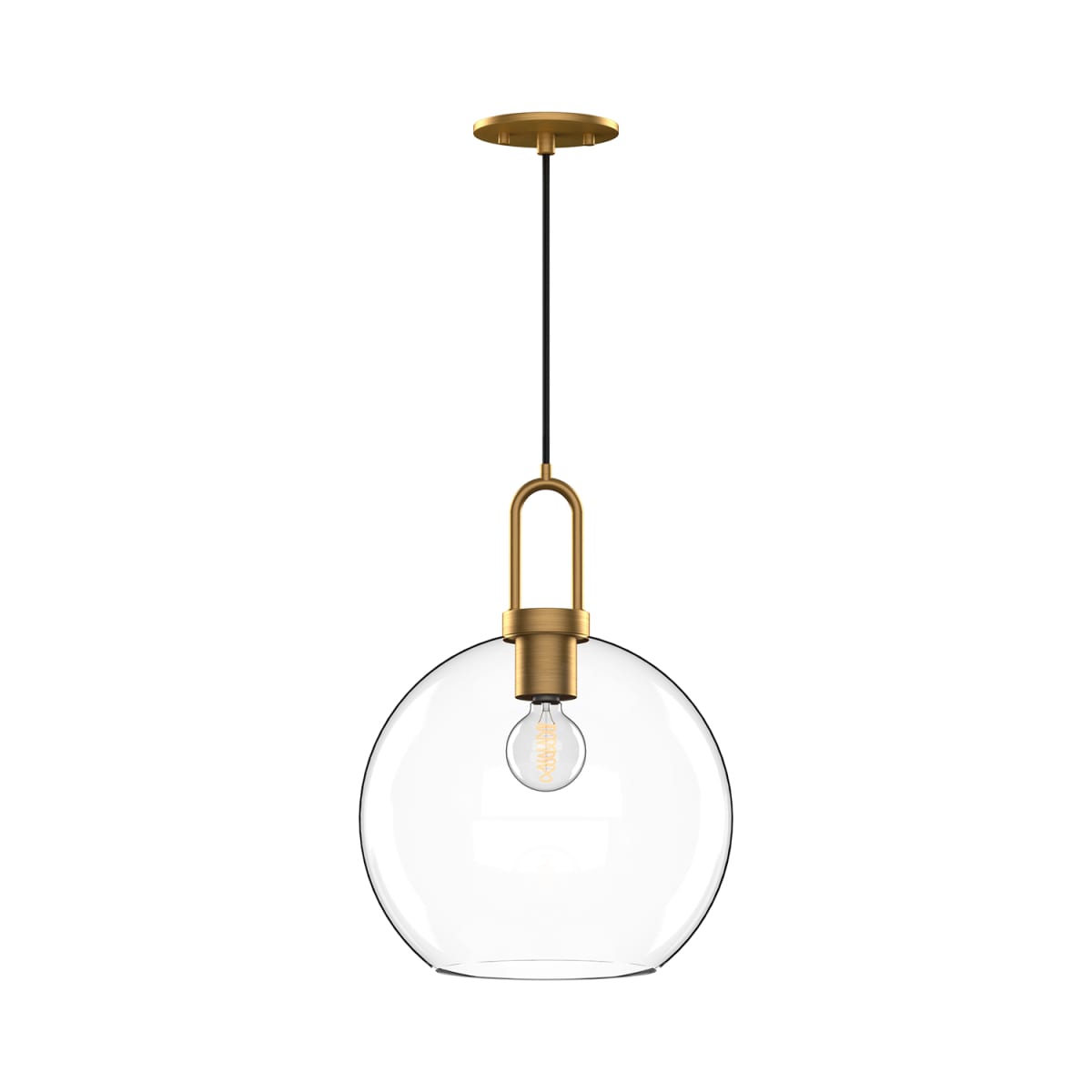 Alora Lighting PD601710AGCL Aged Gold Soji 10