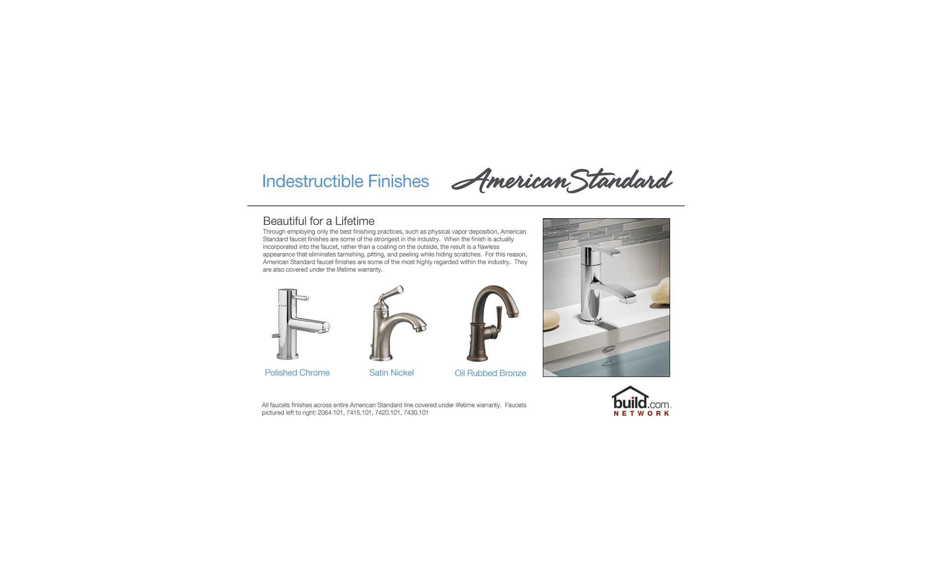 American Standard 7385 003 Build Com