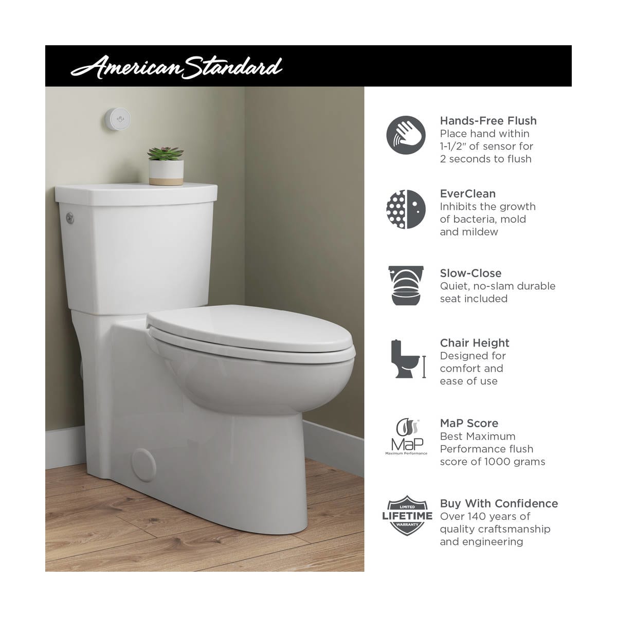 14 Best Cadet touchless chair height elongated toilet with concealed trapway for Wedding Ideas