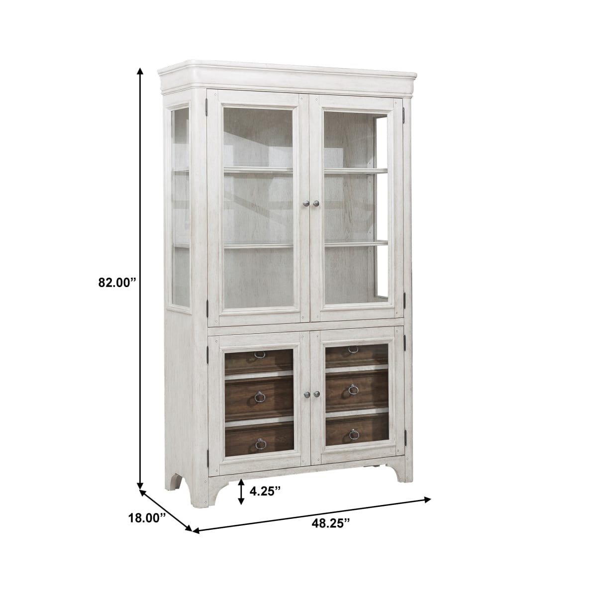 Bellevue HMIF36183DSTWH Distressed White Wisteria Lane 49