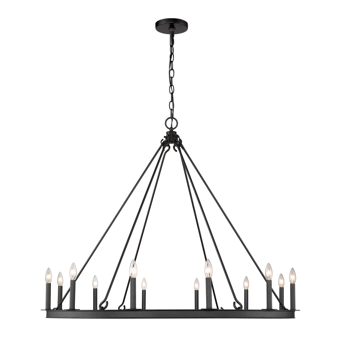 高級感 Bellevue 48 Light 12 Marian Black Matte ZCH34506MBK 椅子