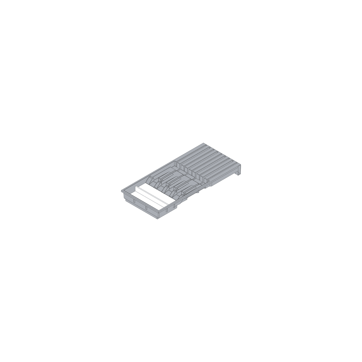 Blum Bzc7m0200 Matte Orion Grey Ambia Line 9 Knife Holder Drawer