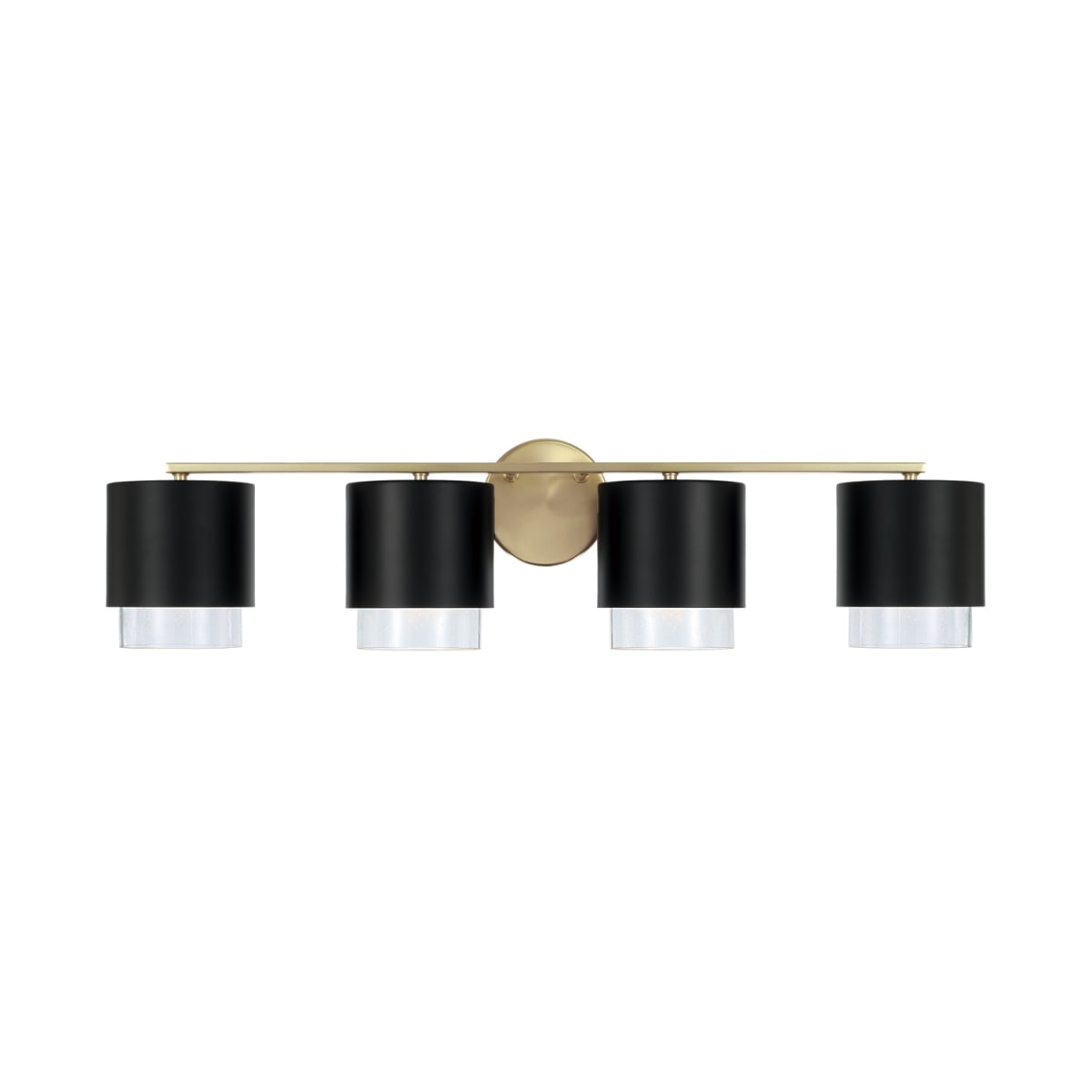 Capital Lighting 153041RK-549 Matte Brass / Black Weller 4