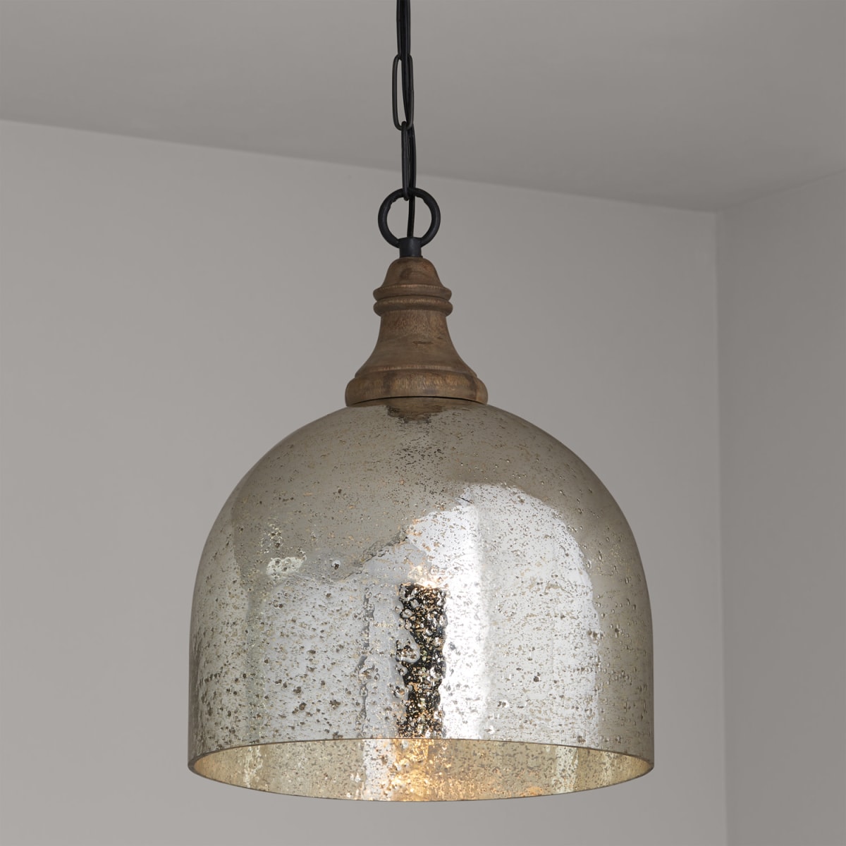 Mercury glass sales ceiling fan