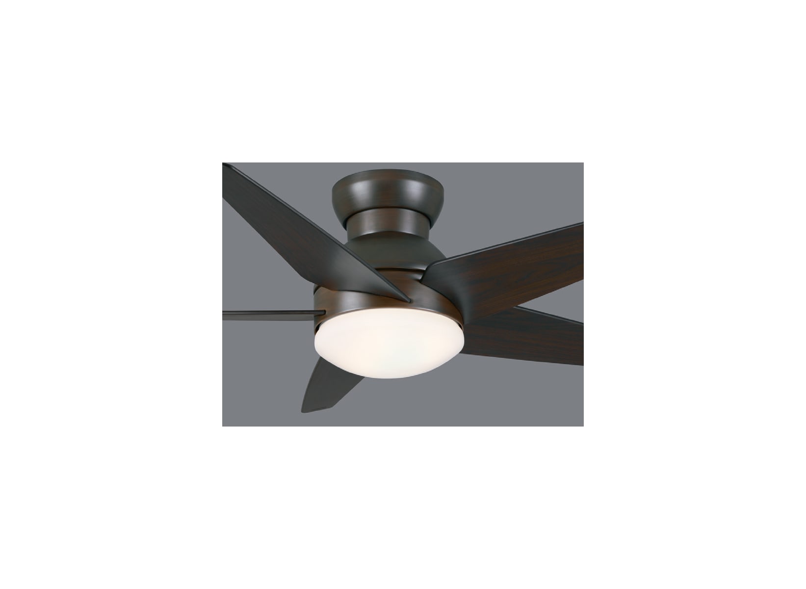 Casablanca 59019 Brushed Nickel Isotope 44 5 Blade Flush Mount