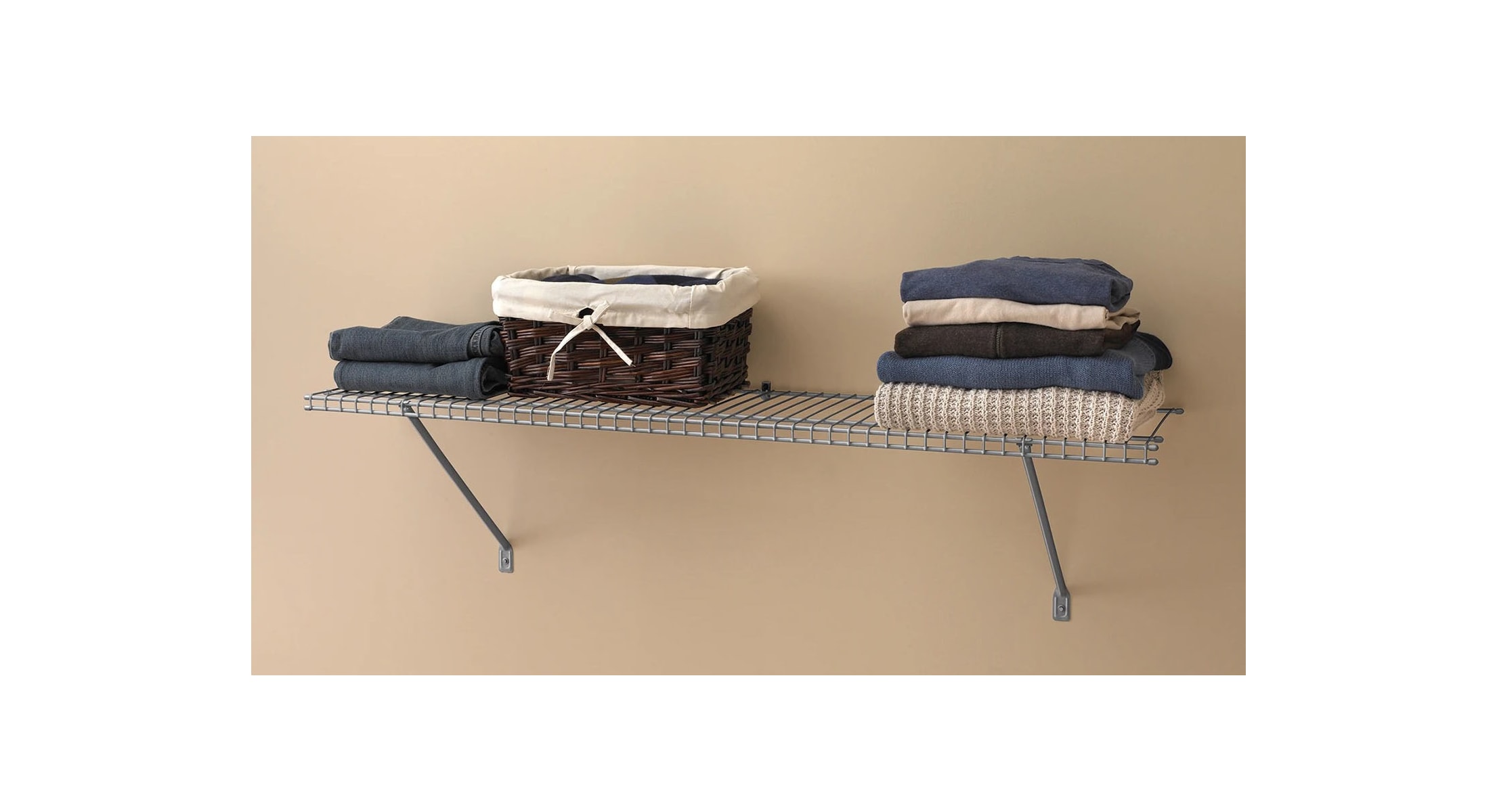 ClosetMaid 5103100 White 36 Inch Wide Wire Shelf Kit PullsDirect