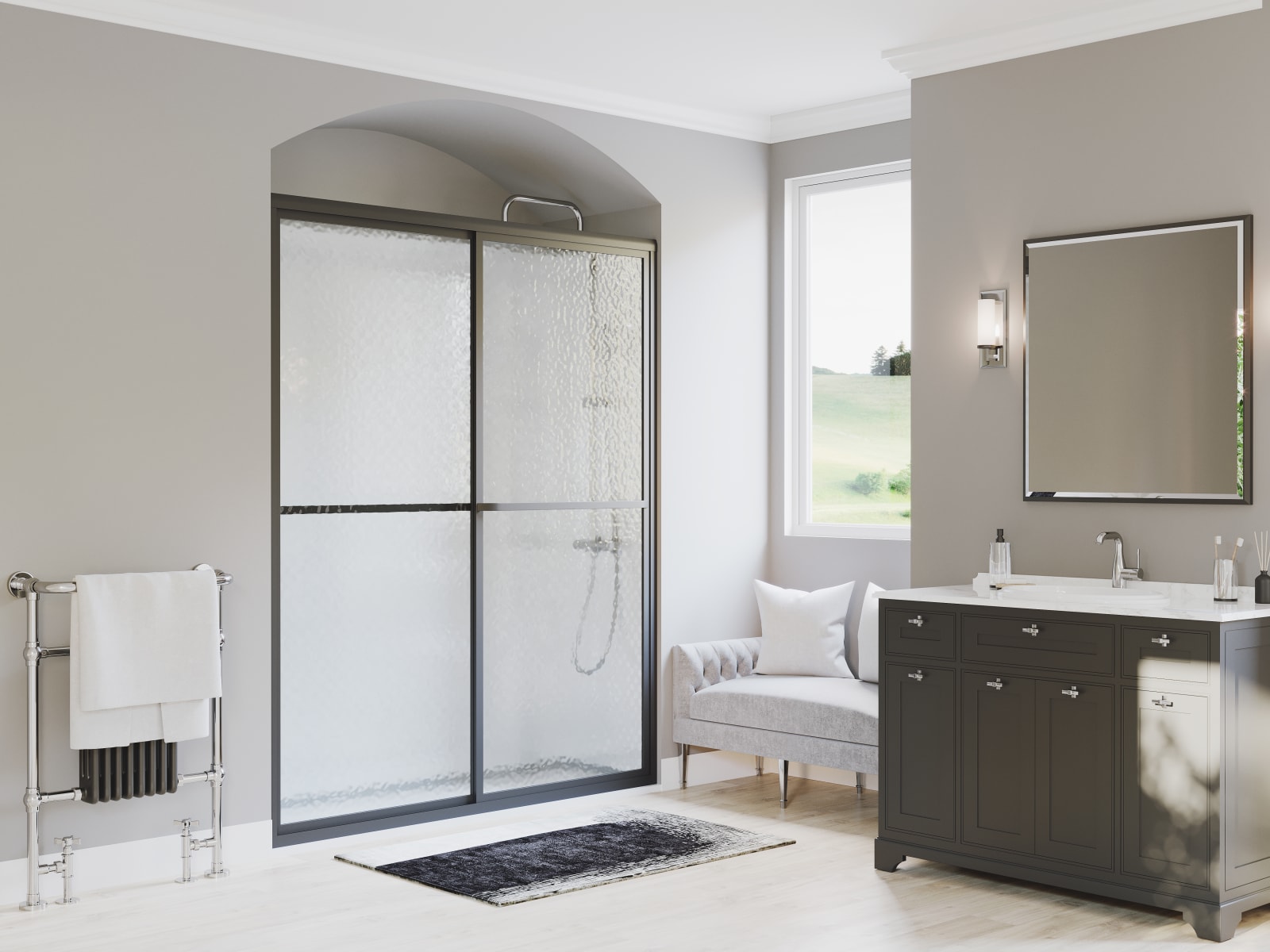 Coastal Shower Doors 1852 66b A Chrome Paragon Series 52 X 66 Coastal Shower Doors 1852 66b A