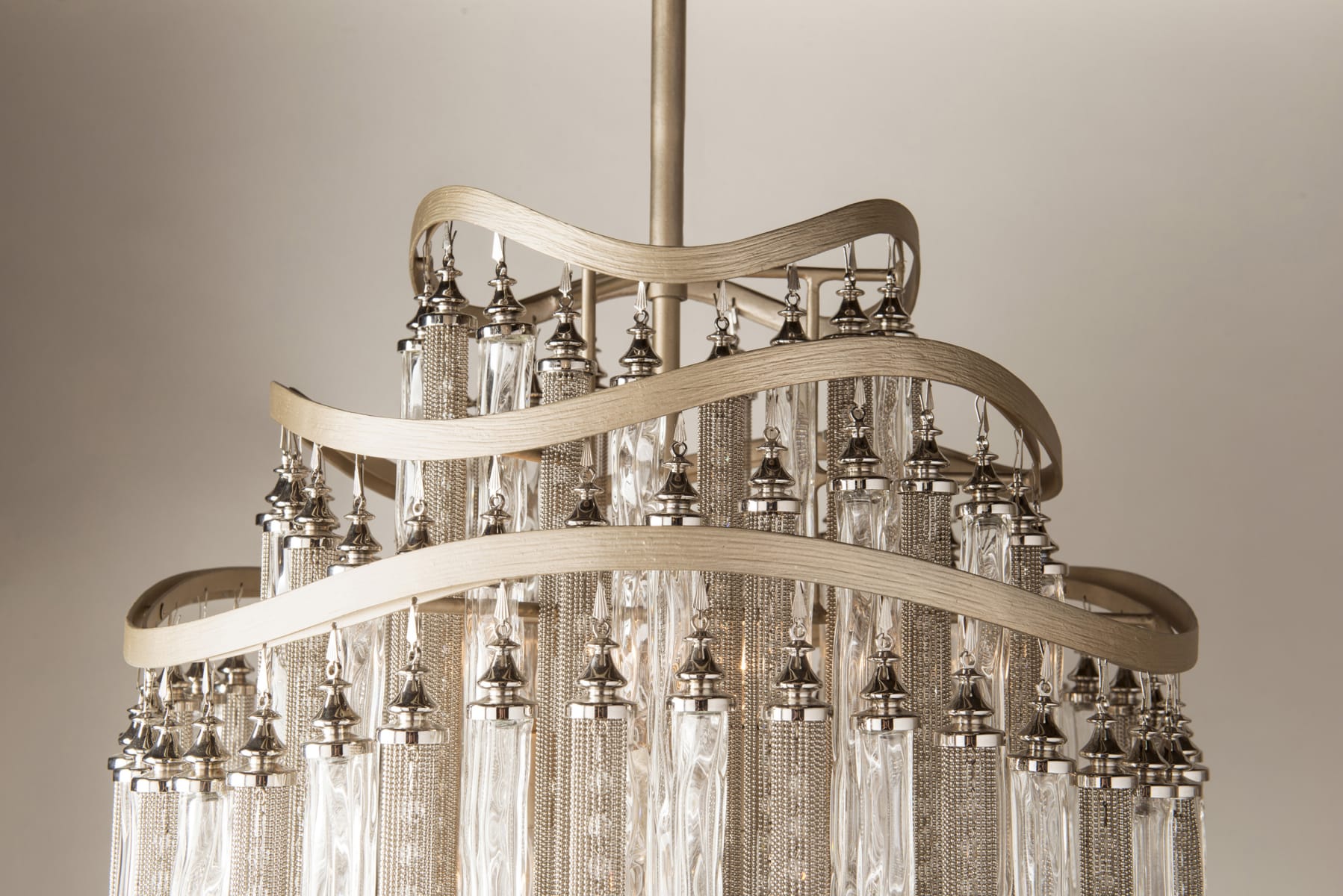 Corbett Lighting 176-710 Tranquility Silver Leaf Chimera 10