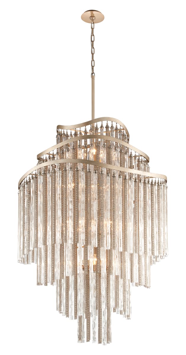 Corbett Lighting 176-718 Tranquility Silver Leaf Chimera 18