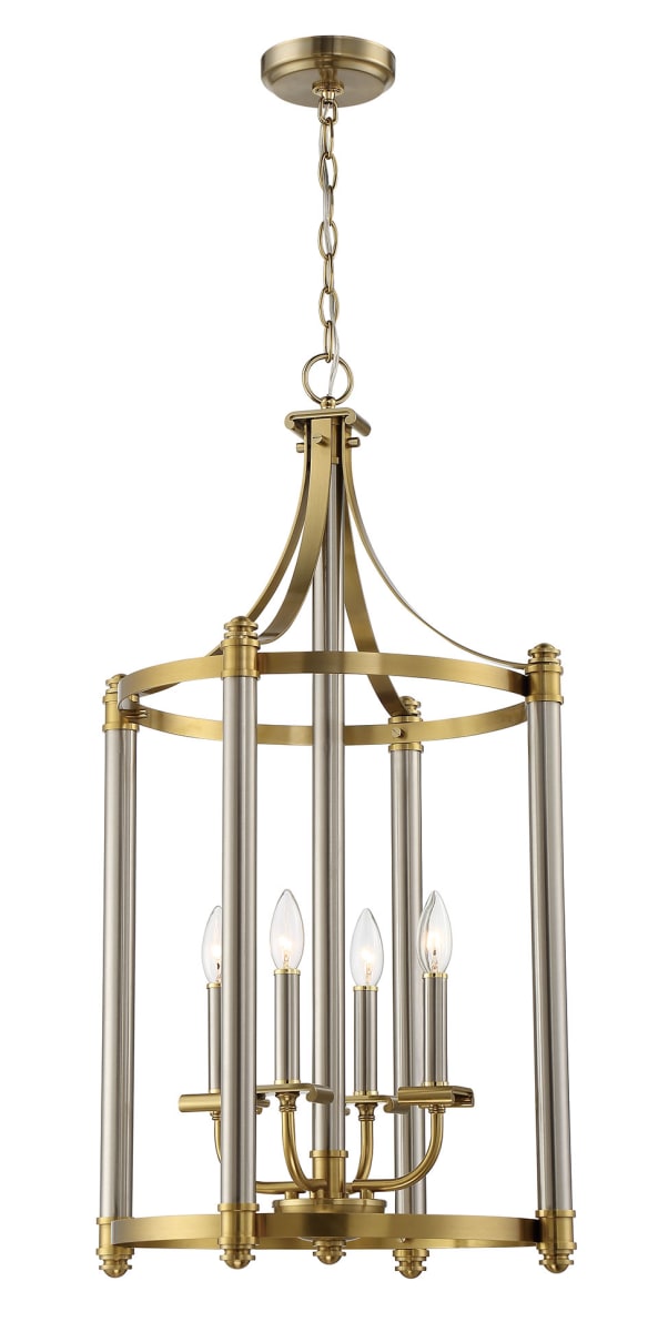 24時間限定タイムセール Craftmade 54834-BNKSB Brushed Polished Nickel / Satin Brass ワイン