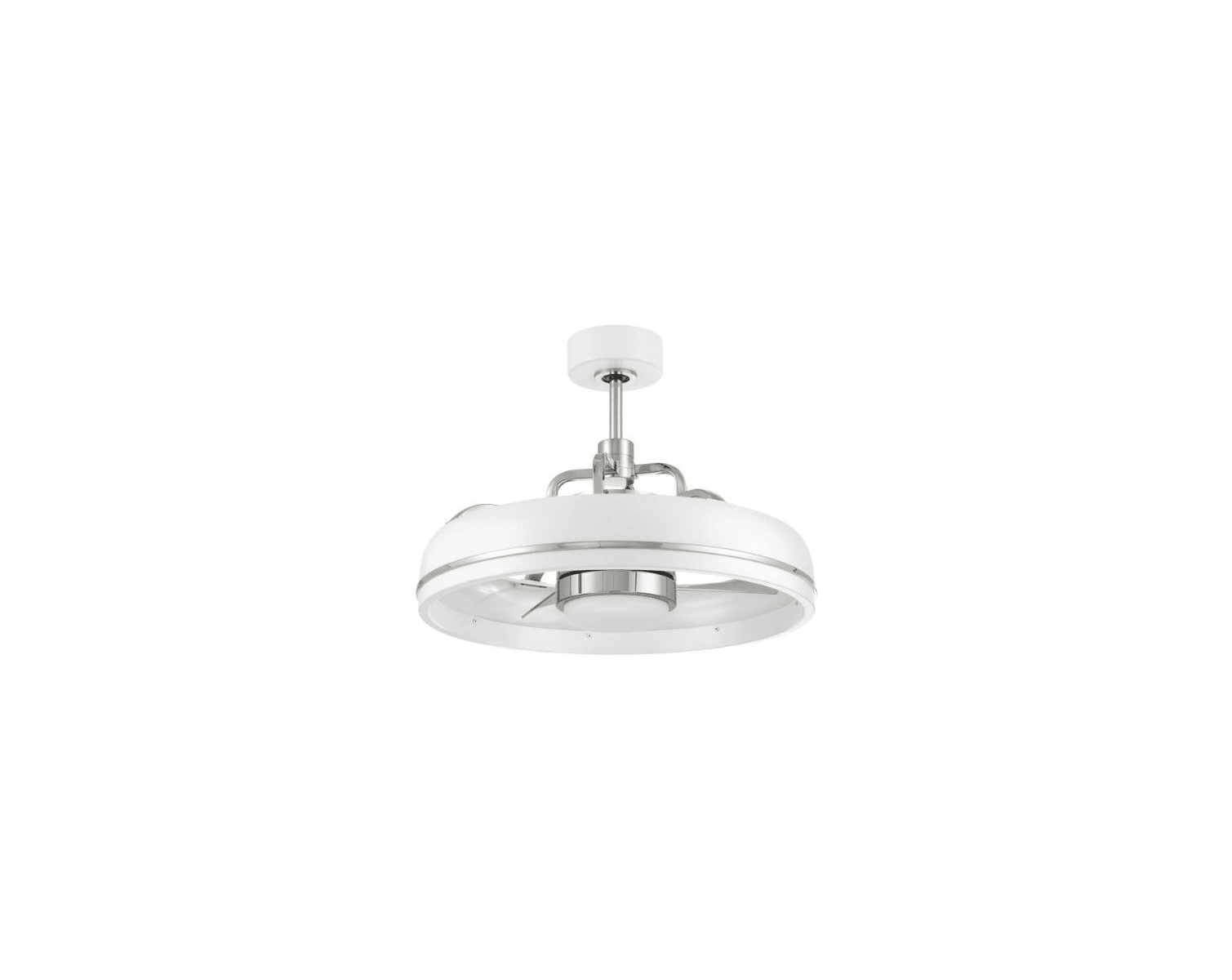 Craftmade TYL24WPLN3 White Polished Nickel Taylor 24