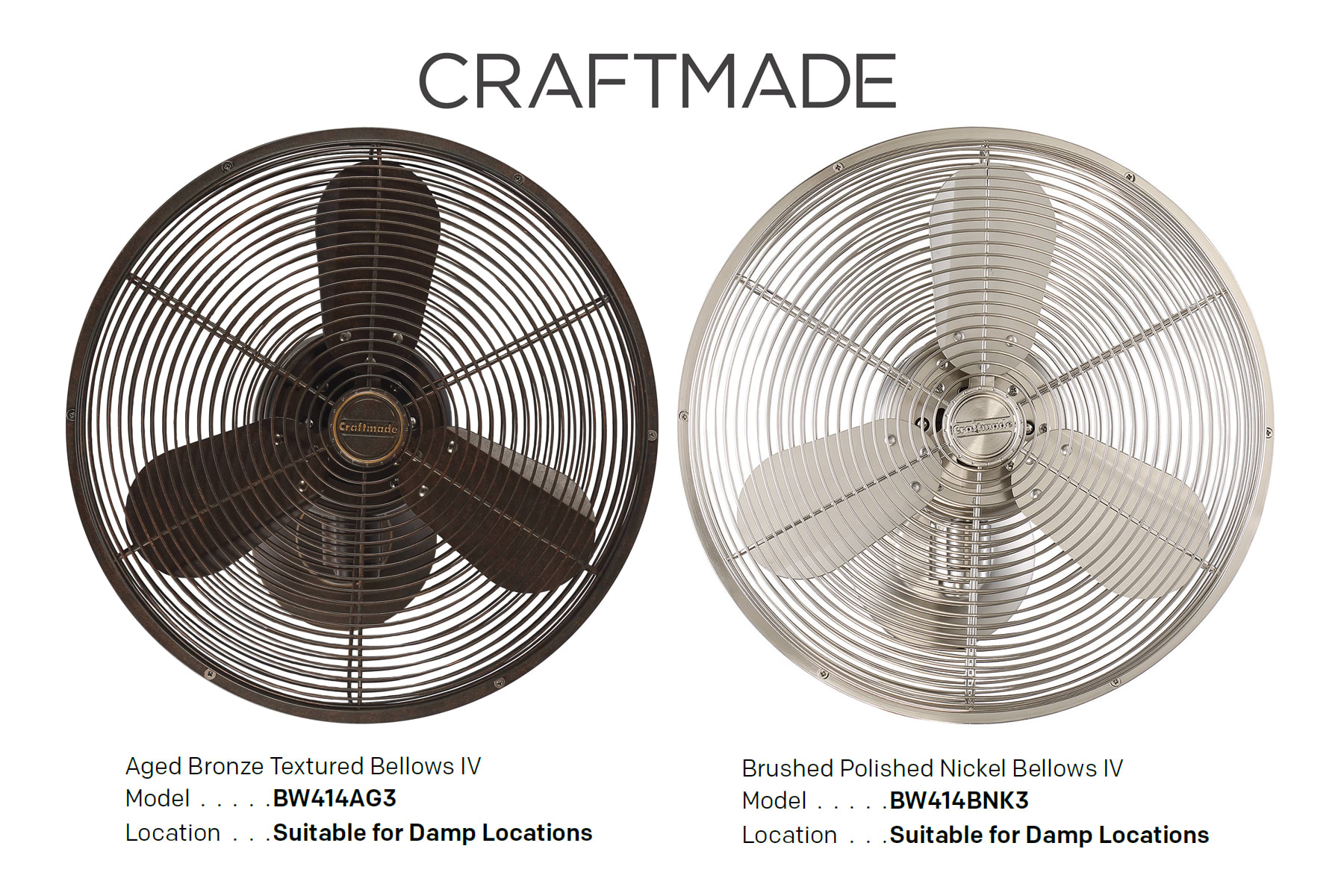 3 Blade Wall Mounted Oscillating Fan 