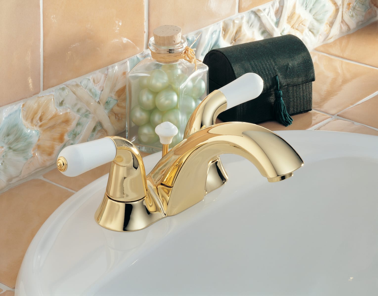 Delta 2530 Lhp Chrome Double Handle Centerset Bathroom Faucet Less