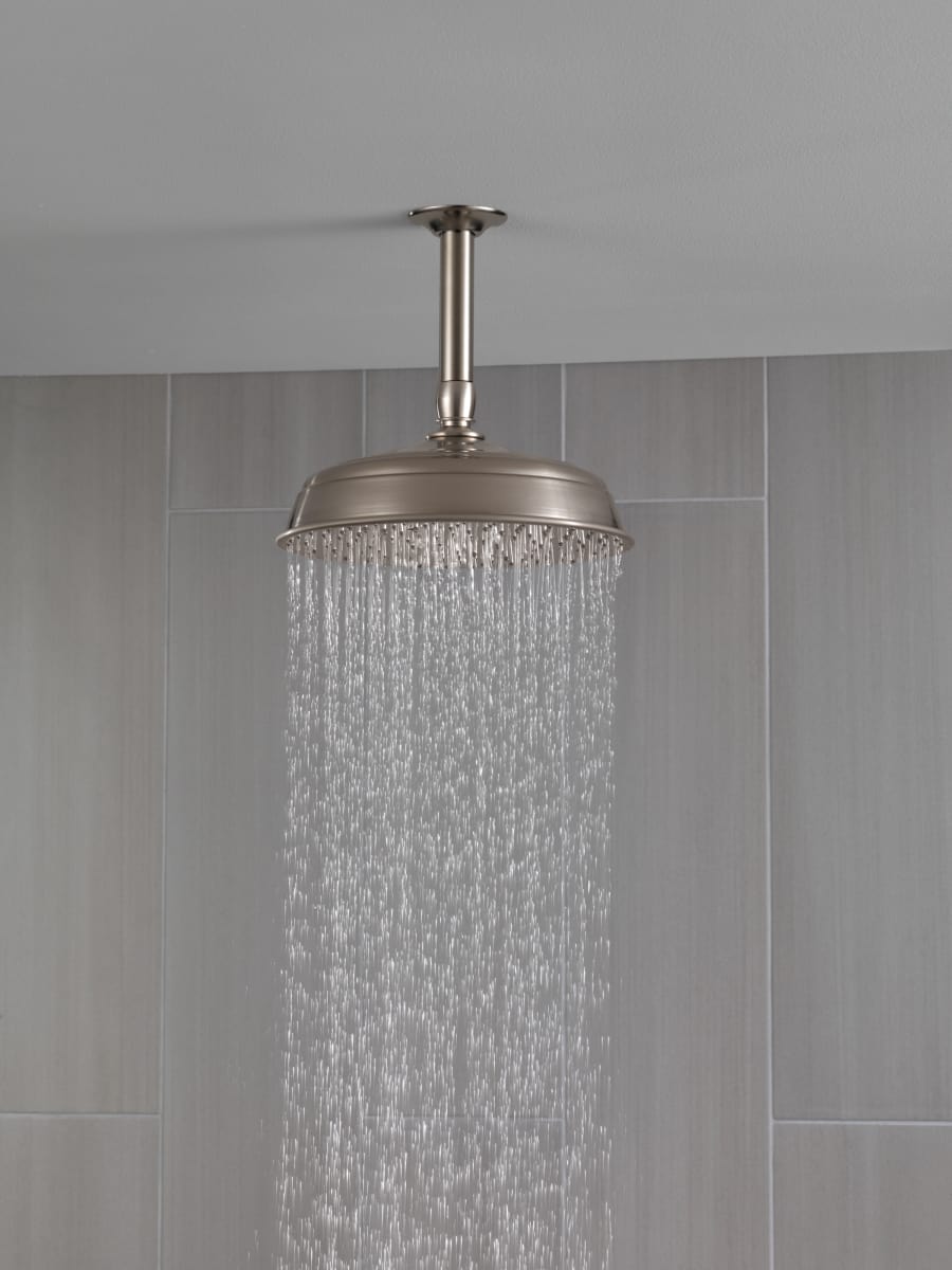 Delta 52682 Chrome 2 5 Gpm Contemporary 8 3 4 Wide Rain Shower