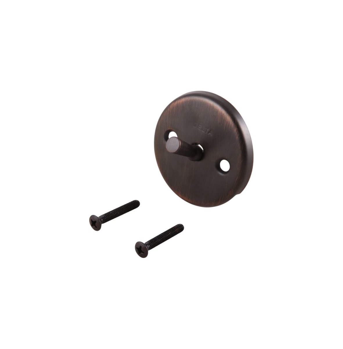 Chrome Delta Faucet RP31555 Overflow Plate and Screws Chrome Delta Faucet RP31555 Overflow Plate and Screws