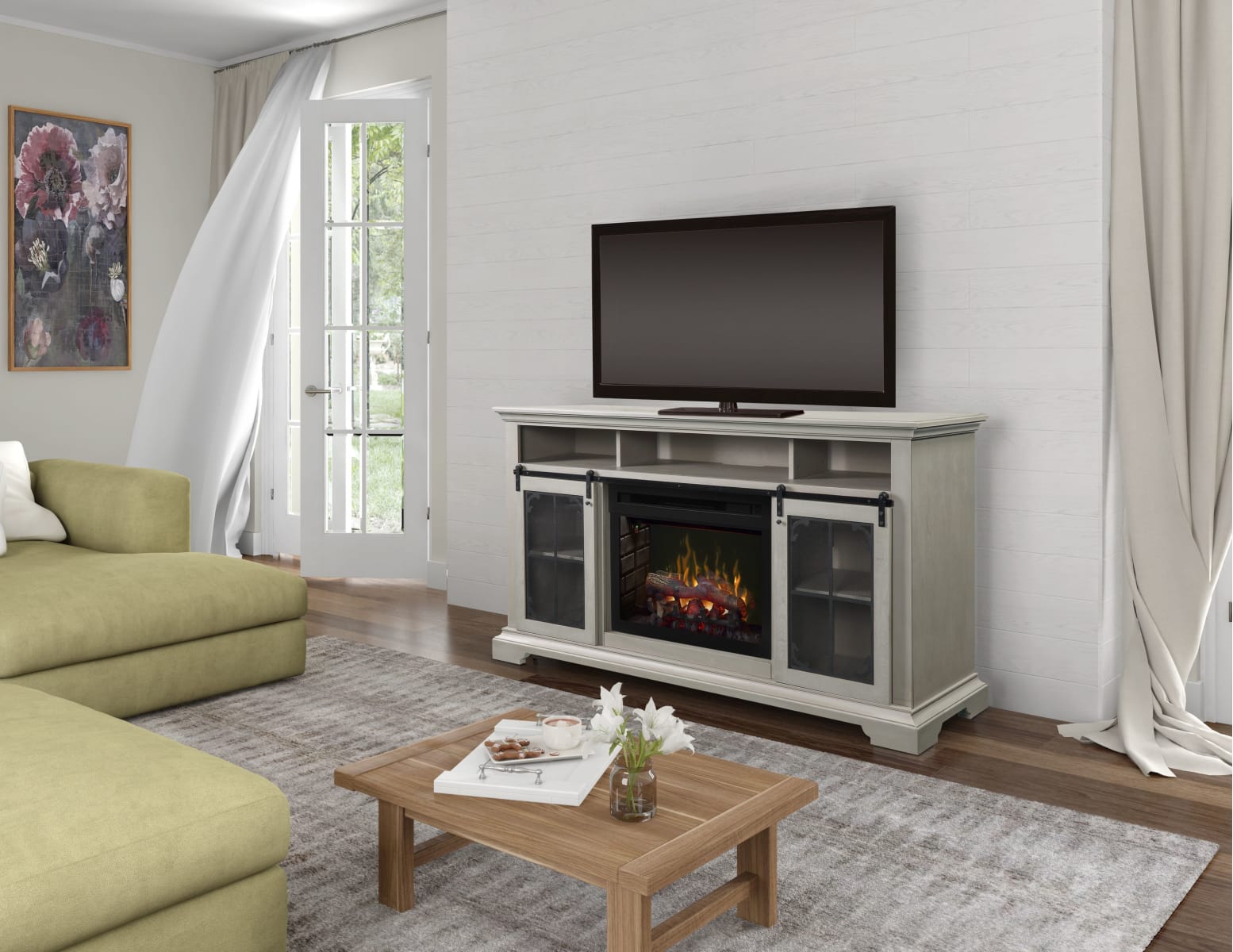 Dimplex olivia shop fireplace media console