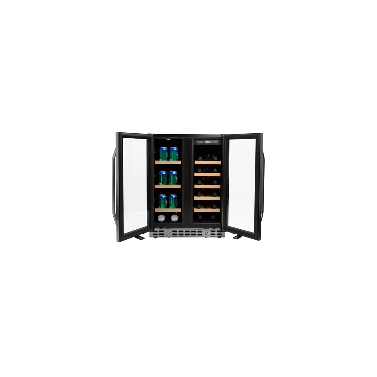 24 Inch Built In Wine And Beverage Cooler With French Doors Cwb1760fd