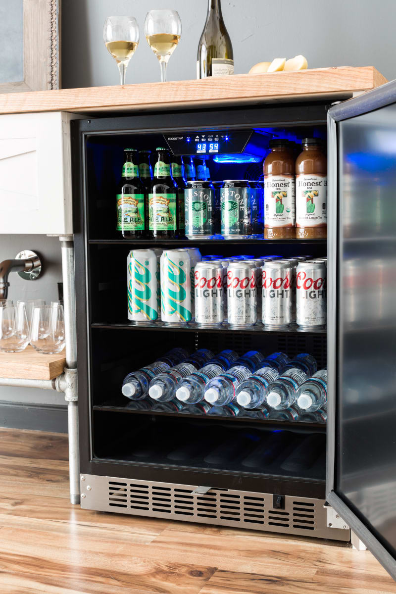 Edgestar 142 Can Stainless Steel Beverage Cooler Cbr1501sld